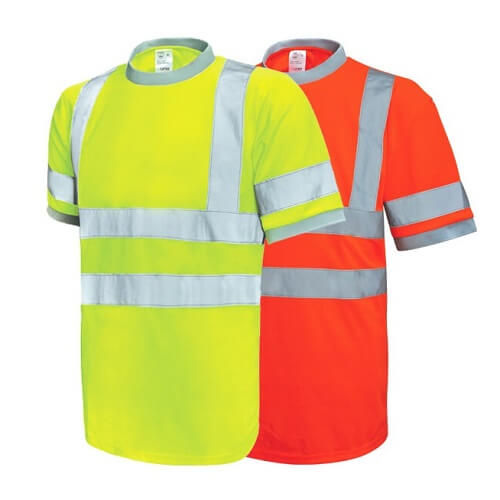 Customized-Reflective-Round-Neck-Short-Sleeve-Safety-Shirt