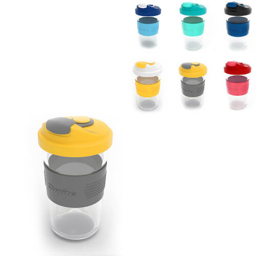 Double-wall-Coffee-Glass-with-silicone-grip-Singapore