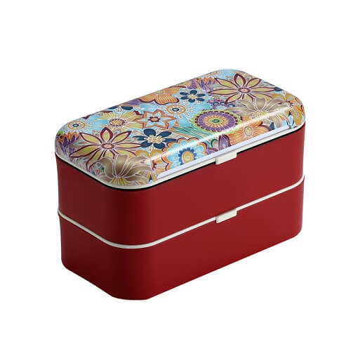 Custom-Dual-Layer-Lunch-Box-With-Cutlery-Set